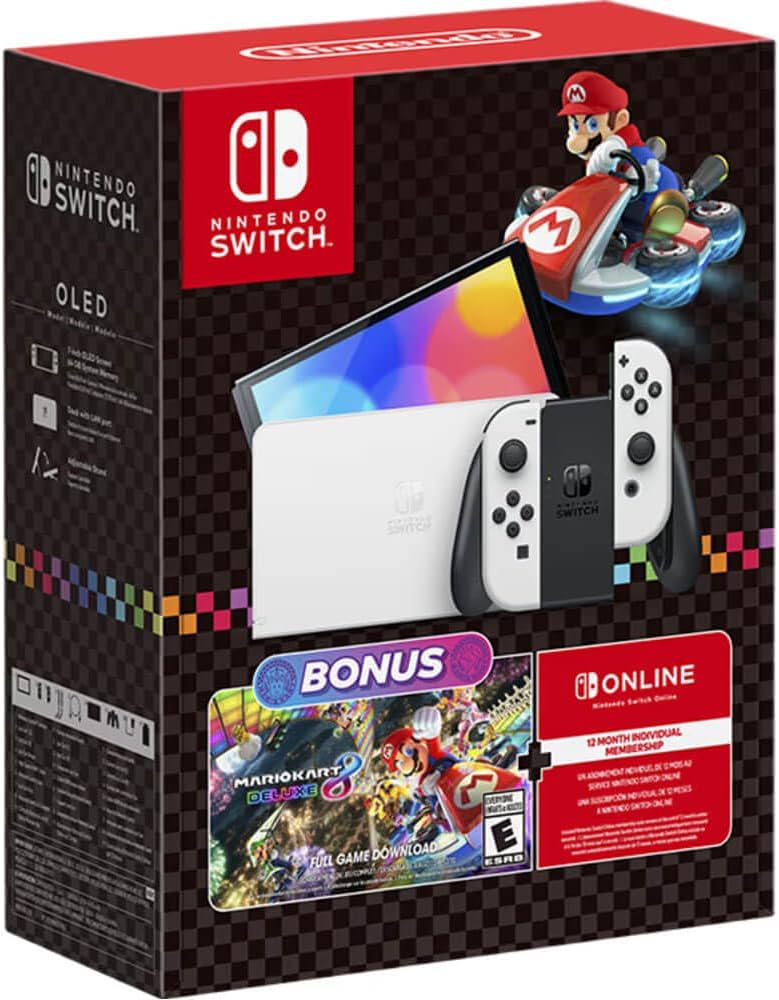 Nintendo Switch Nintendo Switch + Mario Kart 8 Nintendo Switch™ Mario Kart™ 8 Deluxe Bundle (Full Game